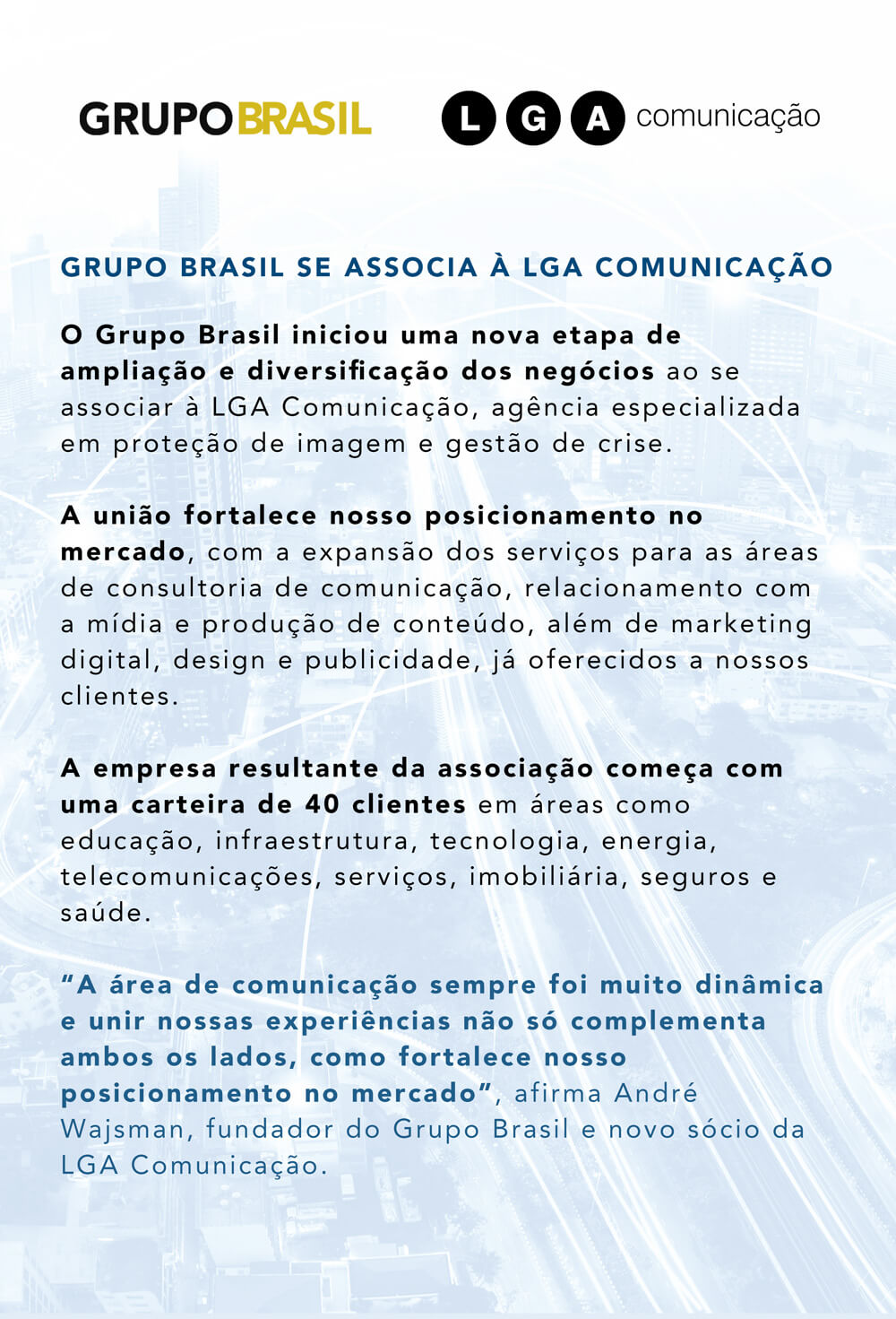 Comunicado Grupo Brasil