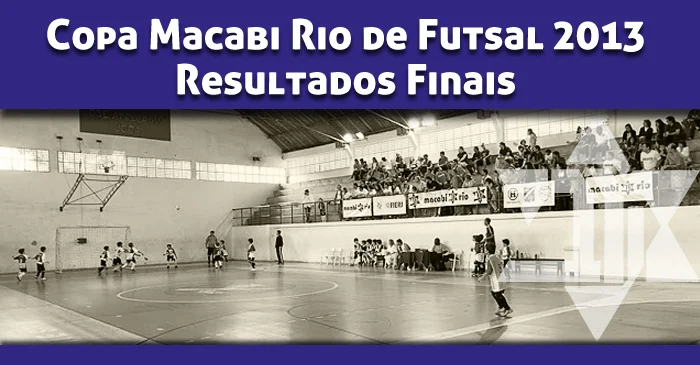 Copa Macabi Rio de Futsal – Resultados Finais