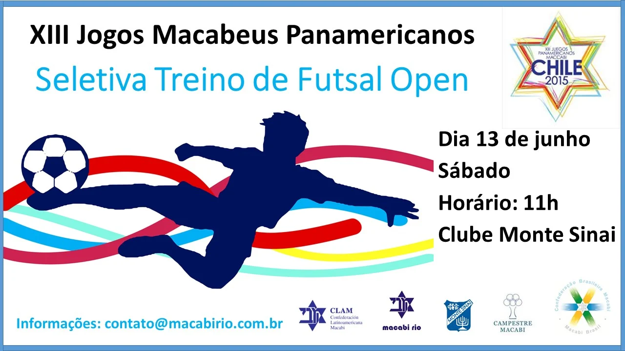 SELETIVA TREINO DE FUTSAL OPEN