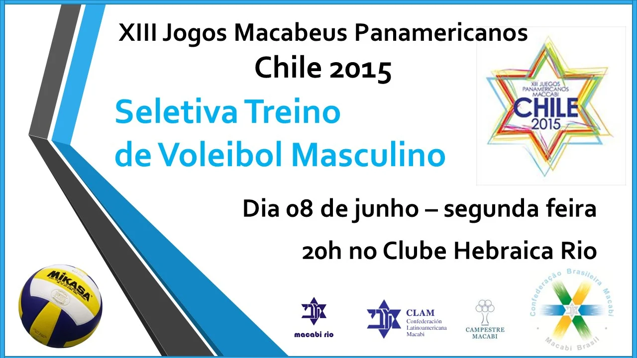 SELETIVA TREINO DE VOLEIBOL MASCULINO OPEN