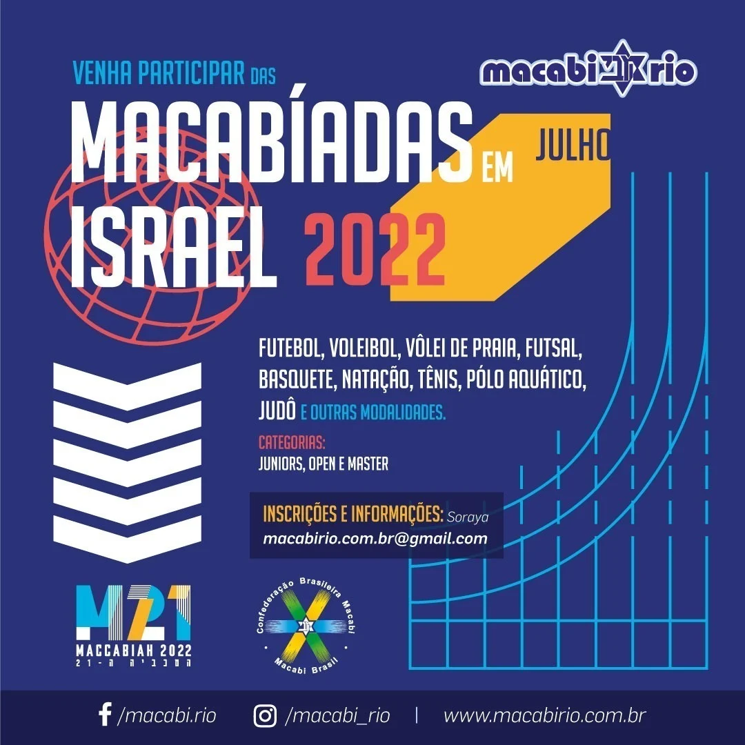 Macabíadas 2022 – Participe!