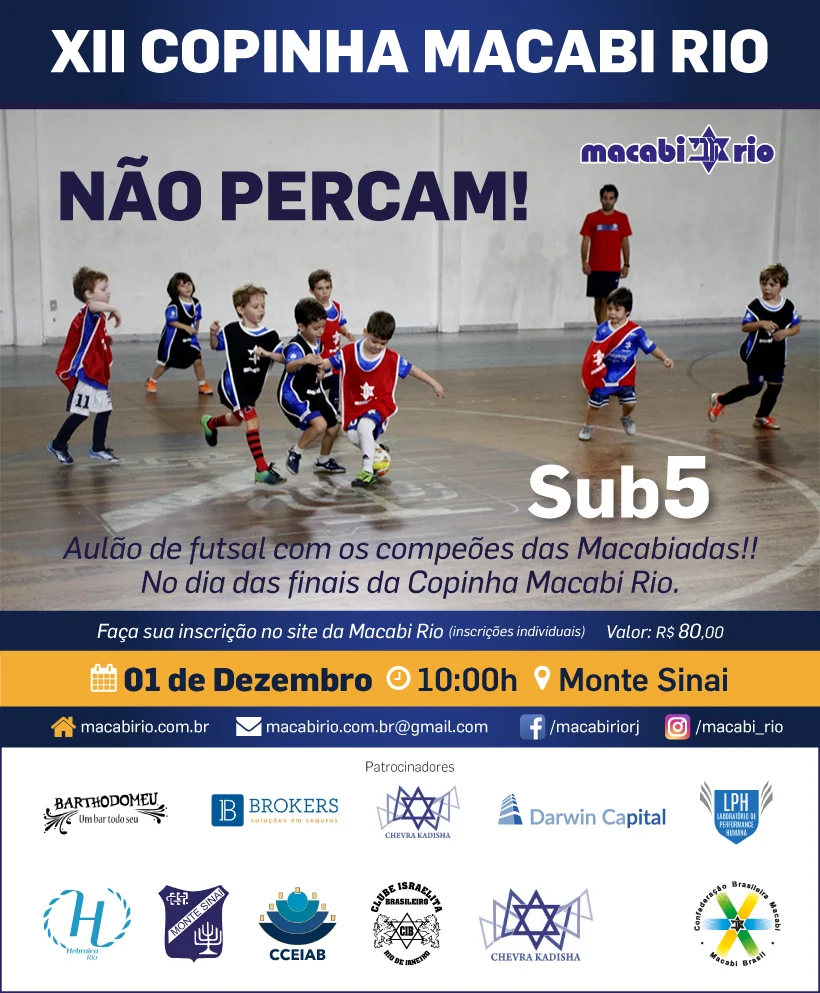 XII COPINHA – Inscrições Sub5